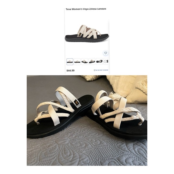 Teva Shoes - Teva Women's Sandals - Cream and Black